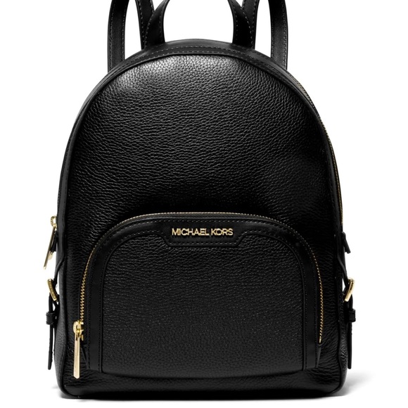 Michael Kors Jaycee Medium Pebbled Leather Backpack
Black /Golden Tone Hardware - Picture 7 of 15
